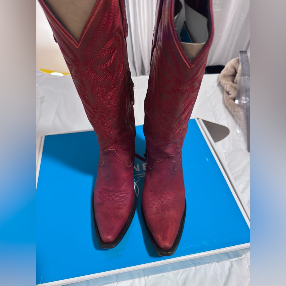 Lane Smokeshow Cowboy Boots | Smoldering Ruby